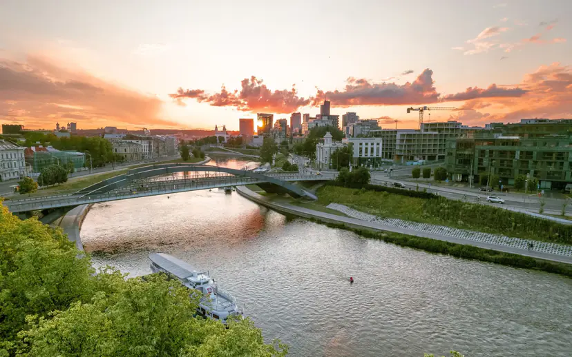 Vilnius, saulėlydis