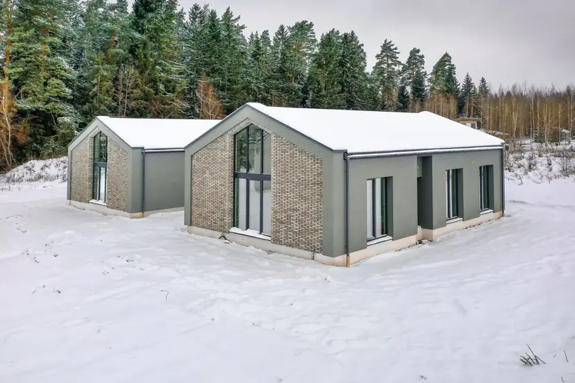 House in winter