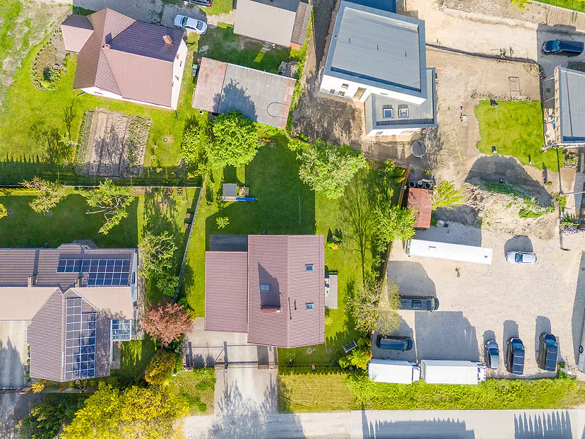 The neighborhood from above